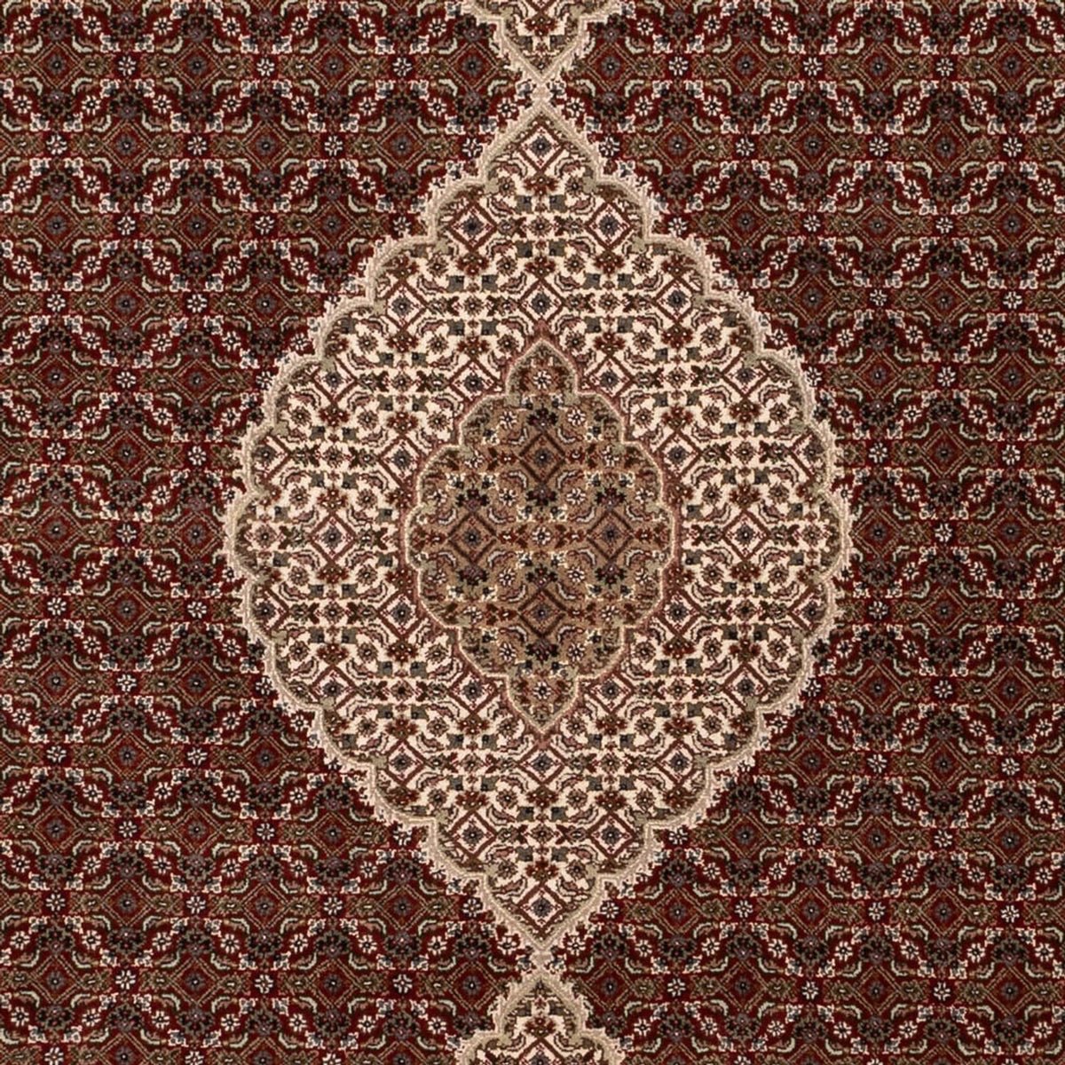 Orientaliska mattor - Tabriz - 300 x 197 cm - mörk beige