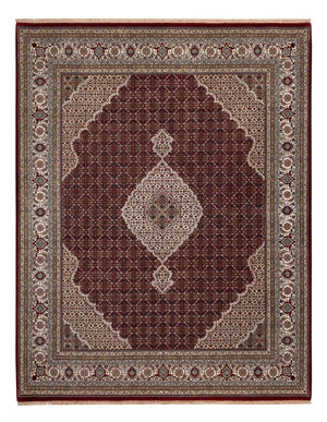 Orientaliska mattor - Tabriz - 257 x 202 cm - mörk beige
