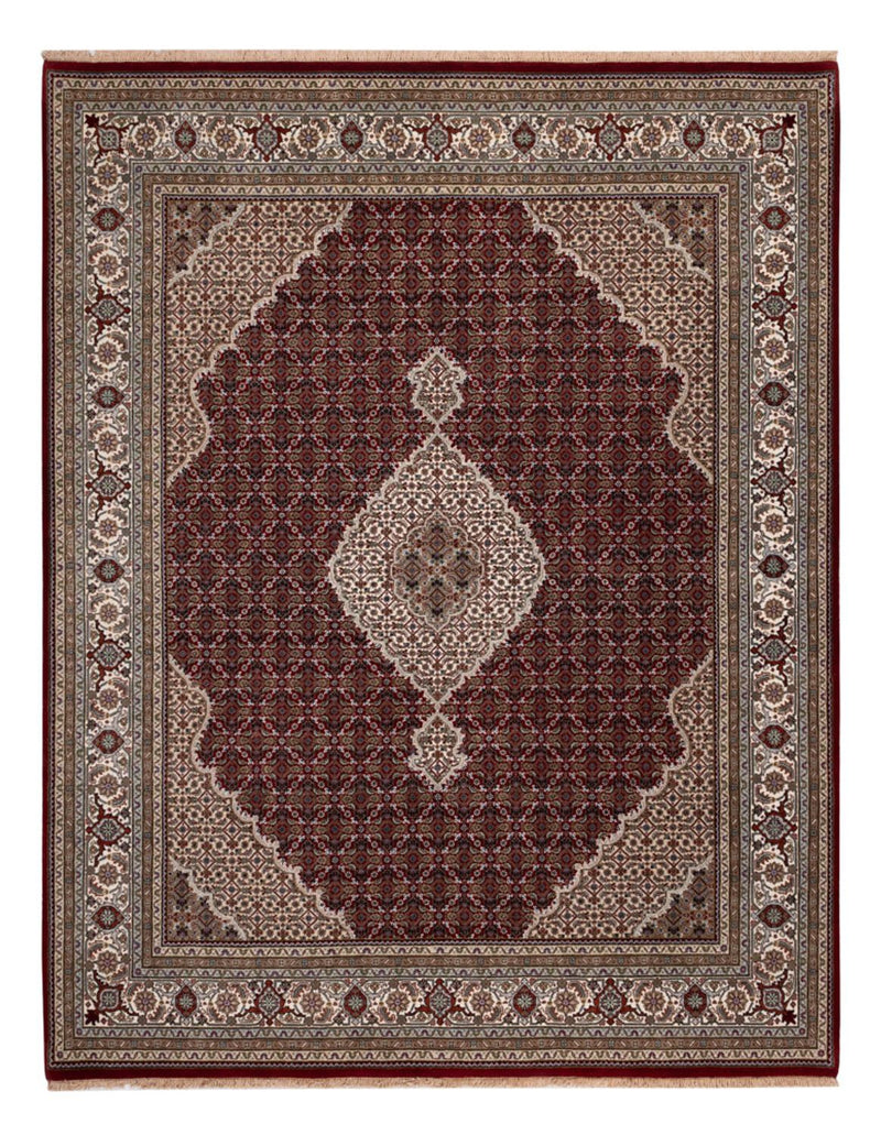 Orientaliska mattor - Tabriz - 257 x 202 cm - mörk beige