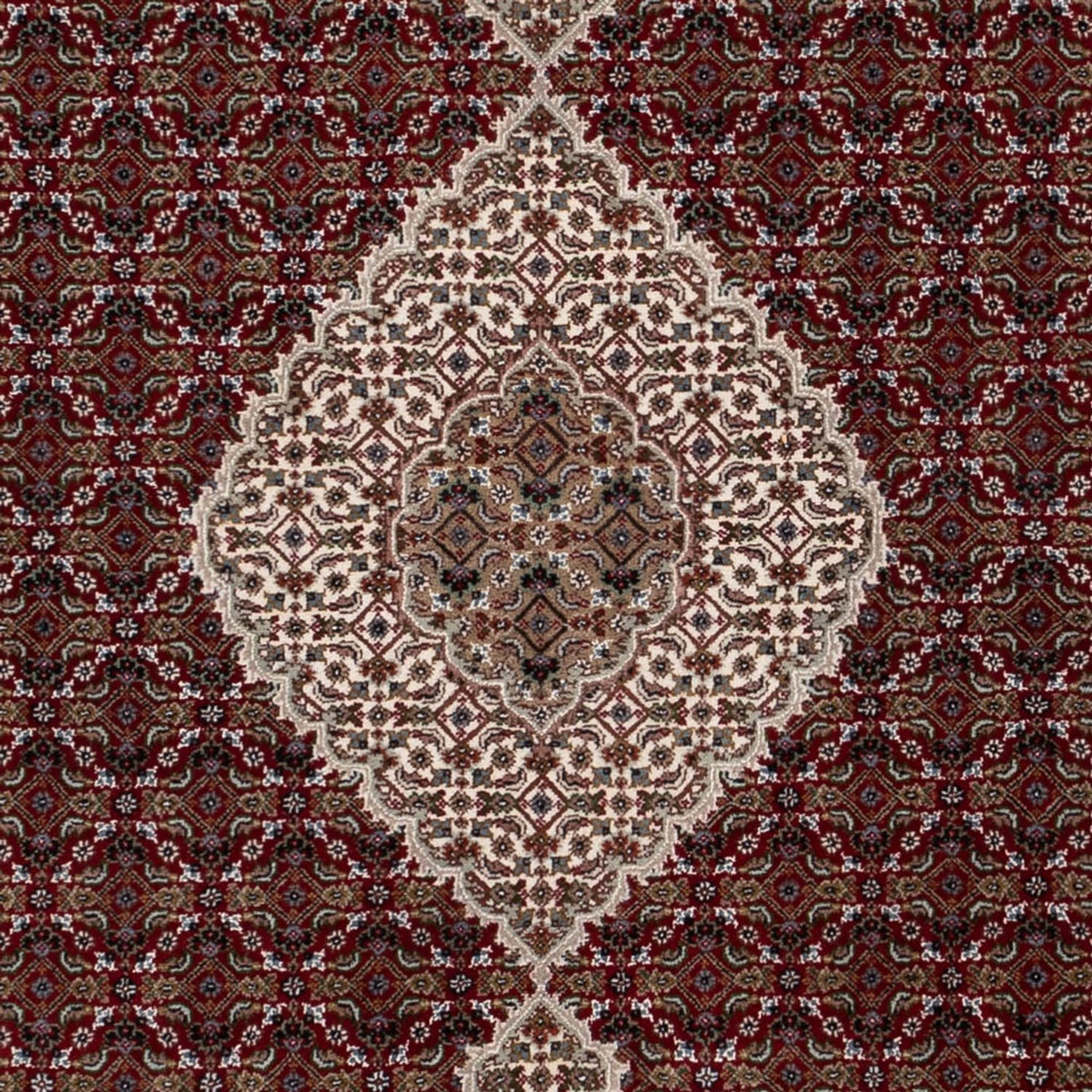 Orientaliska mattor - Tabriz - 257 x 202 cm - mörk beige
