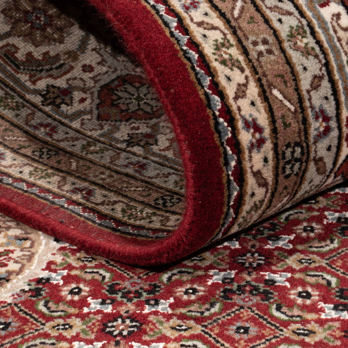 Orientaliska mattor - Tabriz - 257 x 202 cm - mörk beige