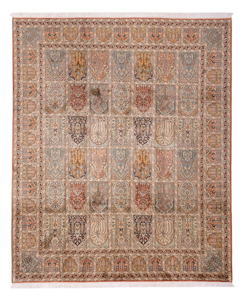 Sidenmatta - Kashmir Silk - 307 x 250 cm - flerfärgad