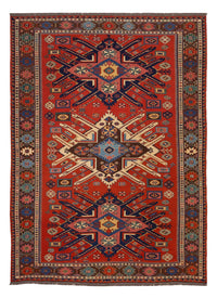 Kelim Carpet - orientalisk matta - Soumak - 282 x 198 cm - röd