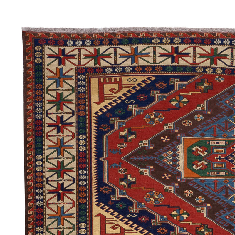 Kelim Carpet - orientalisk matta - Soumak - 281 x 203 cm - röd