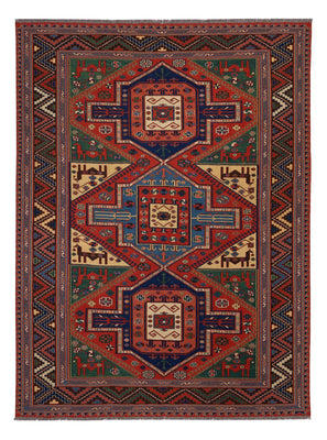 Kelim Carpet - orientalisk matta - Soumak - 276 x 205 cm - röd