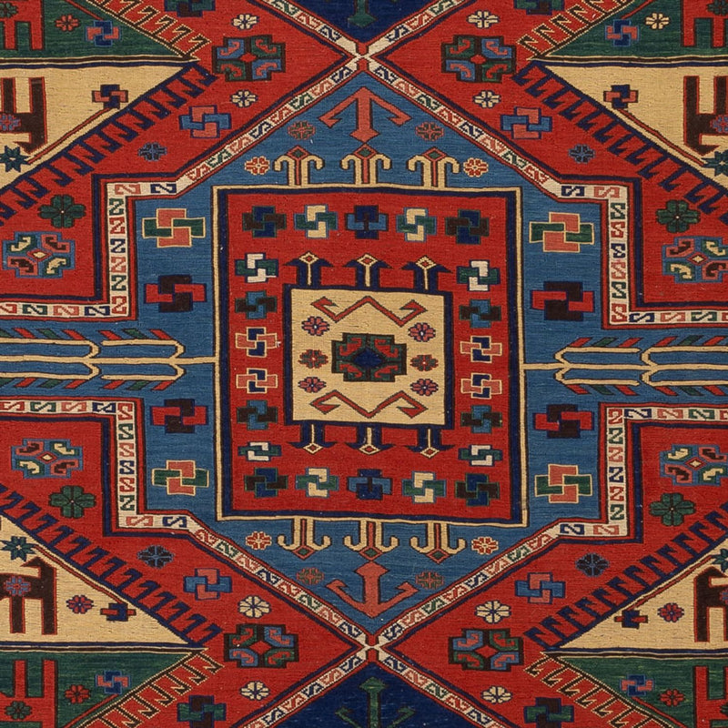 Kelim Carpet - orientalisk matta - Soumak - 276 x 205 cm - röd