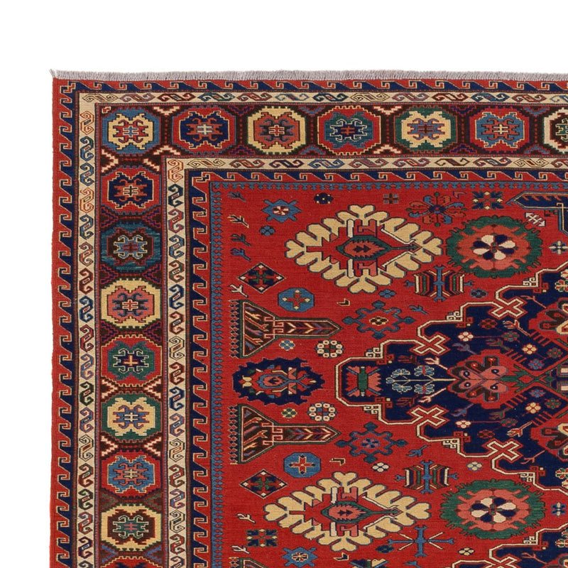 Kelim Carpet - orientalisk matta - Soumak - 318 x 241 cm - röd