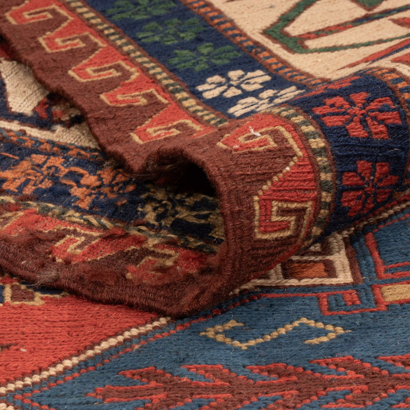 Kelim Carpet - orientalisk matta - Soumak - 294 x 204 cm - röd