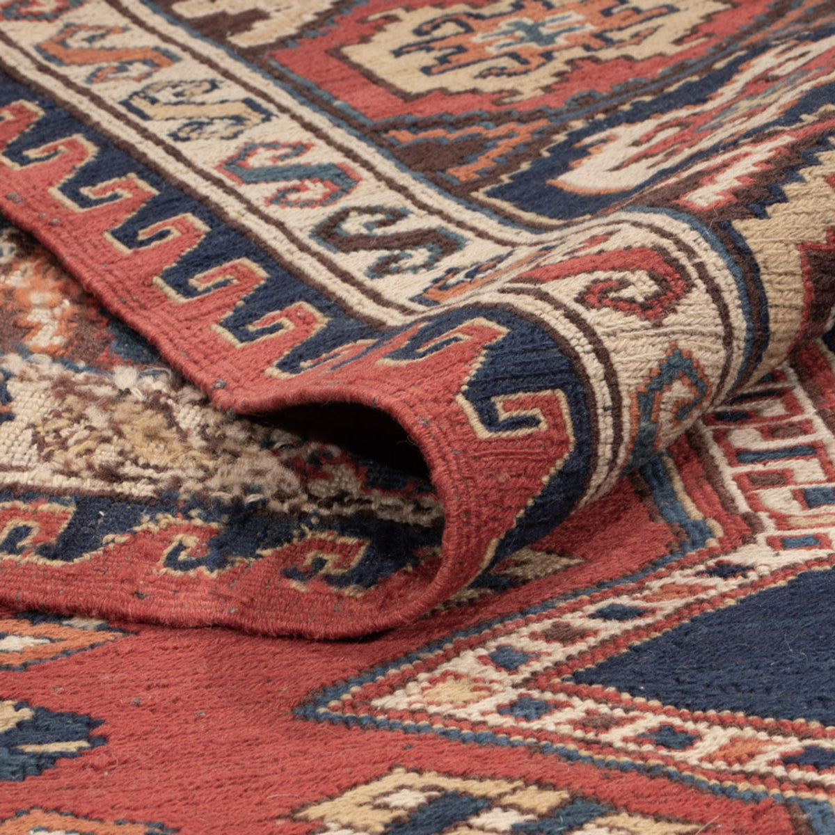 Kelim Carpet - orientalisk matta - Soumak - 323 x 236 cm - röd