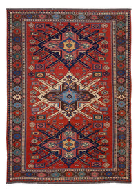 Kelim Carpet - orientalisk matta - Soumak - 292 x 218 cm - röd