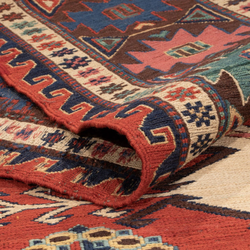 Kelim Carpet - orientalisk matta - Soumak - 292 x 218 cm - röd