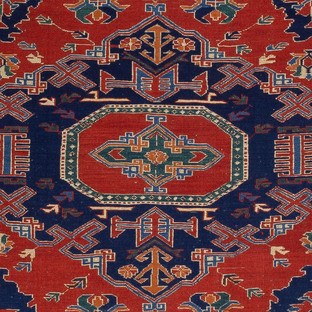 Kelim Carpet - orientalisk matta - Soumak - 263 x 178 cm - röd