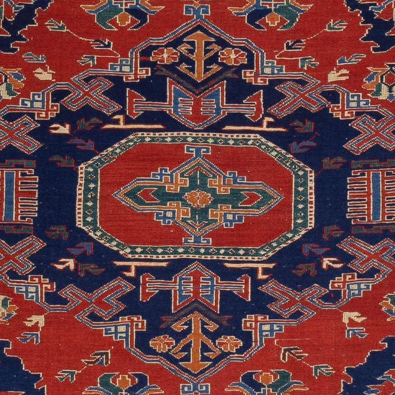 Kelim Carpet - orientalisk matta - Soumak - 263 x 178 cm - röd