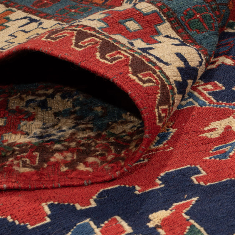 Kelim Carpet - orientalisk matta - Soumak - 263 x 178 cm - röd