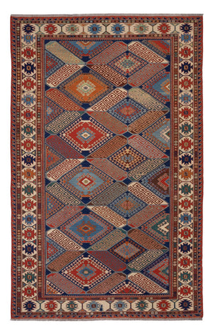 Kelim Carpet - orientalisk matta - Soumak - 291 x 189 cm - flerfärgad