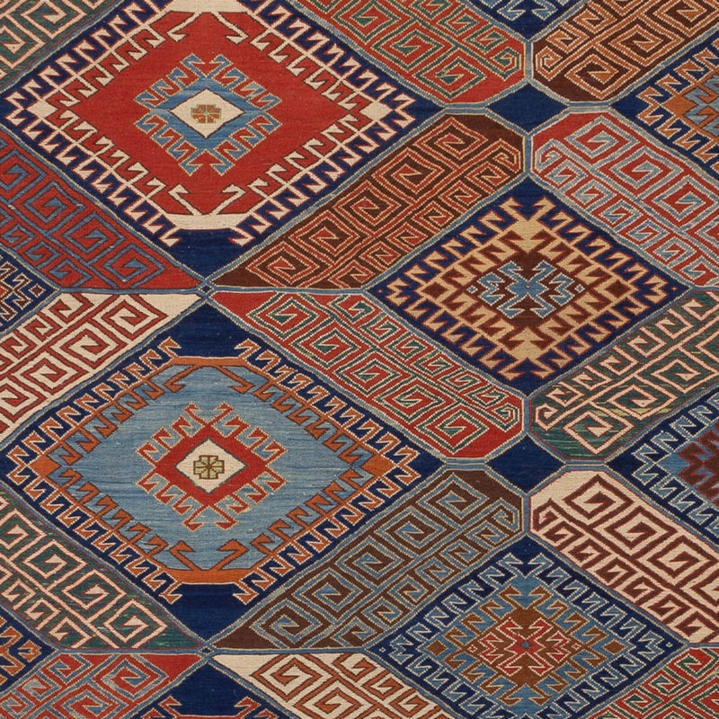 Kelim Carpet - orientalisk matta - Soumak - 291 x 189 cm - flerfärgad