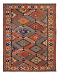 Kelim Carpet - orientalisk matta - Soumak - 272 x 205 cm - flerfärgad