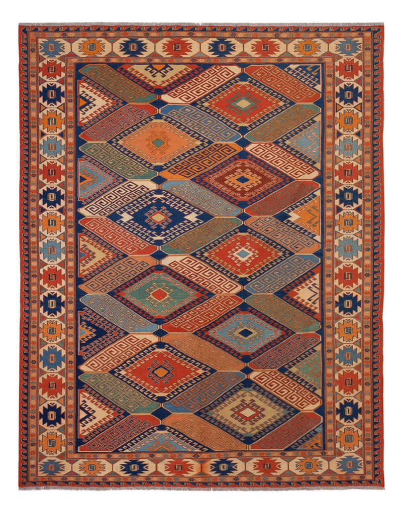 Kelim Carpet - orientalisk matta - Soumak - 272 x 205 cm - flerfärgad