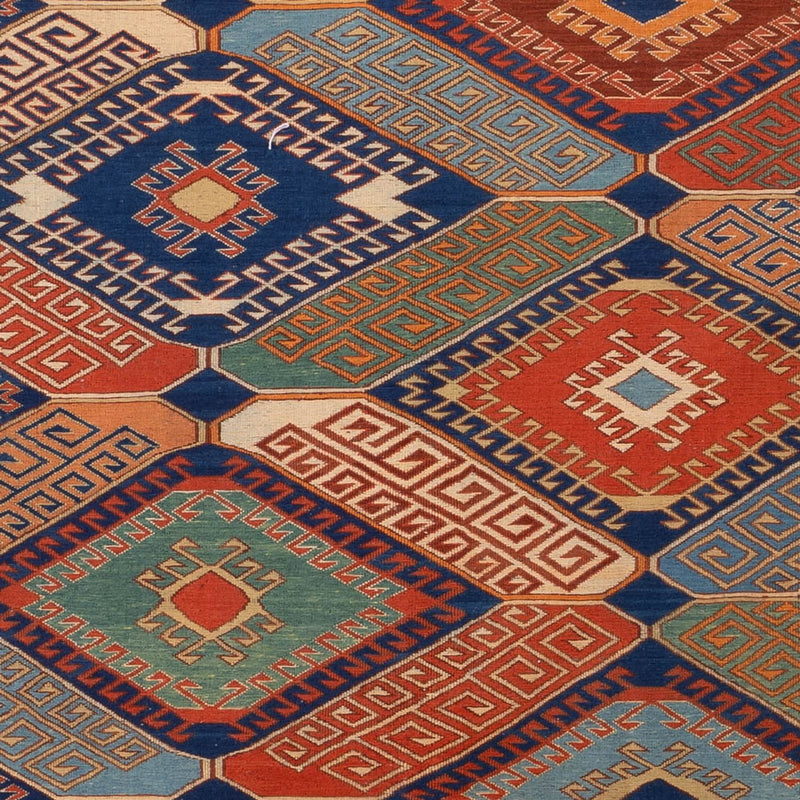 Kelim Carpet - orientalisk matta - Soumak - 272 x 205 cm - flerfärgad