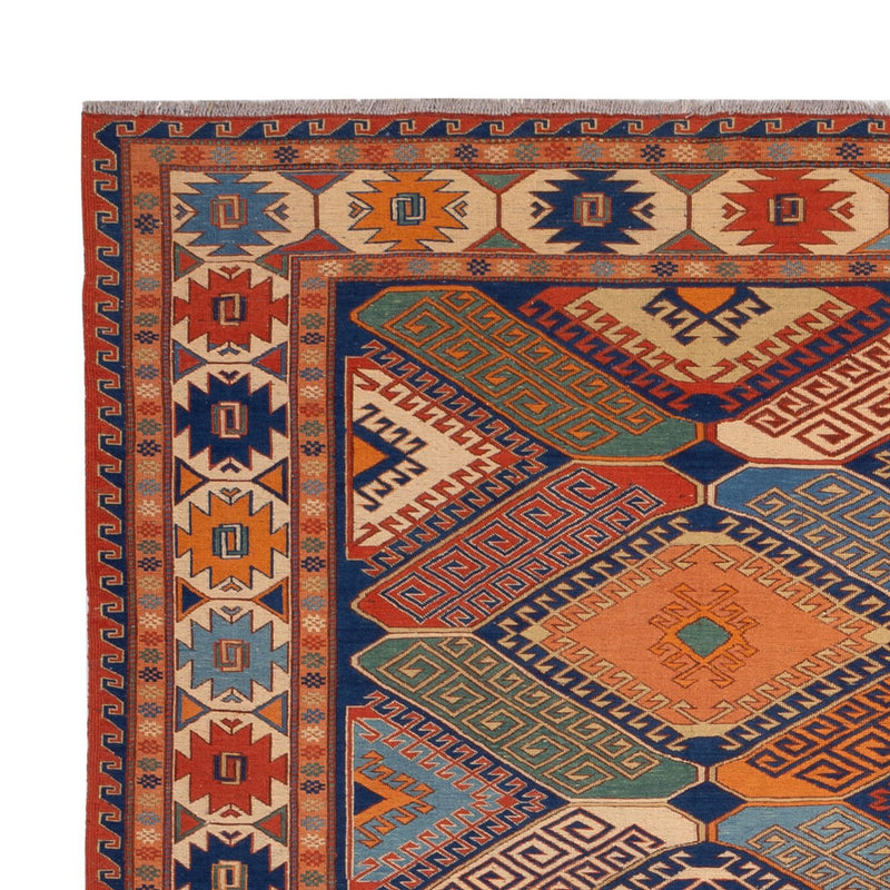 Kelim Carpet - orientalisk matta - Soumak - 272 x 205 cm - flerfärgad