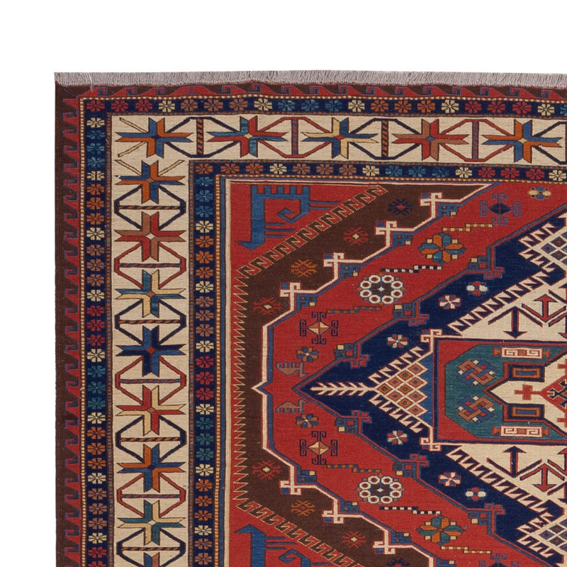 Kelim Carpet - orientalisk matta - Soumak - 282 x 204 cm - röd