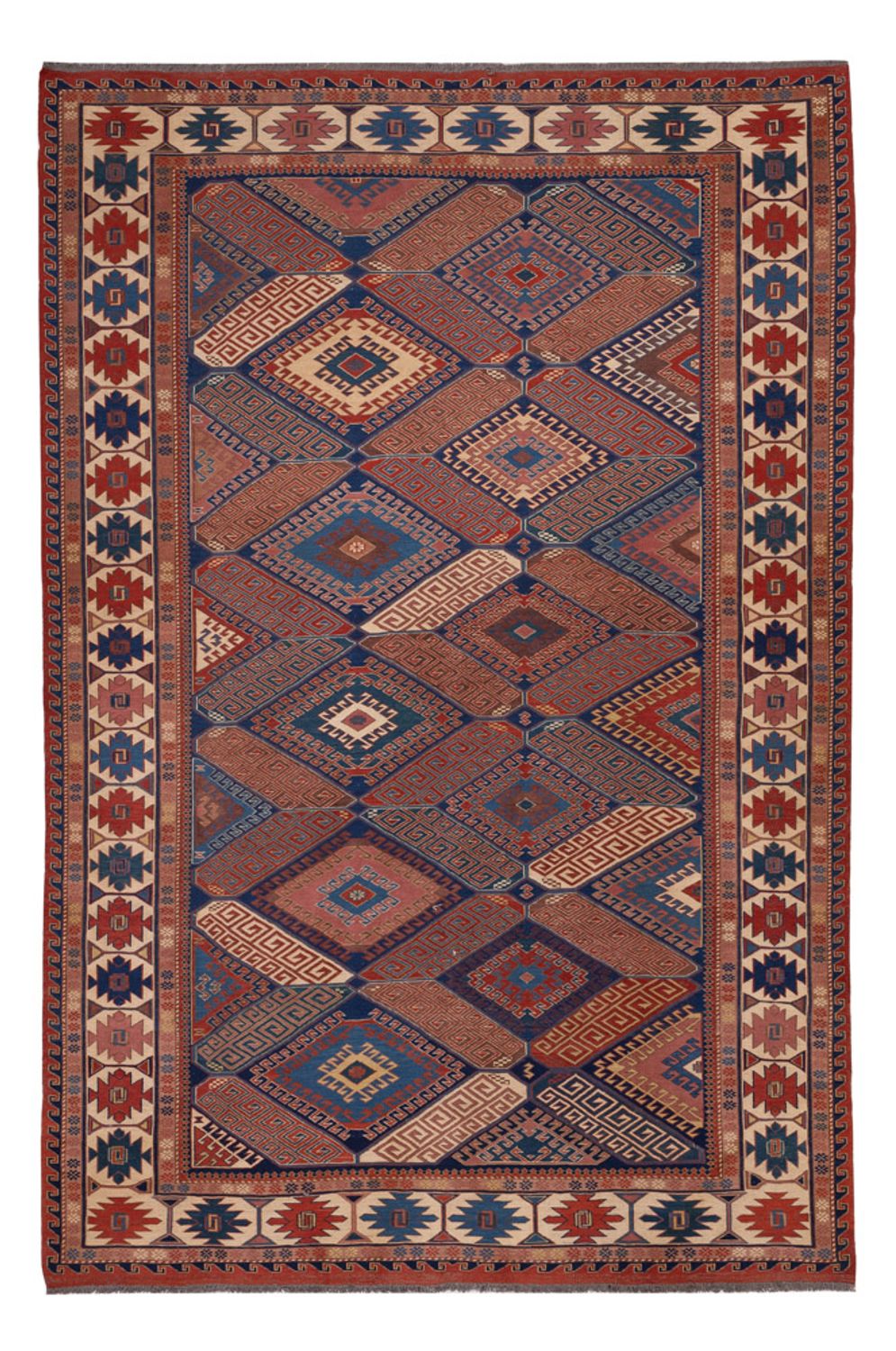 Kelim Carpet - orientalisk matta - Soumak - 285 x 192 cm - rost
