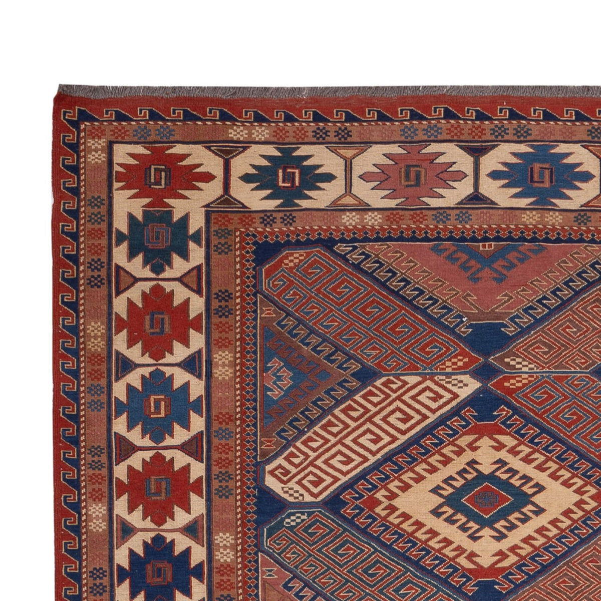 Kelim Carpet - orientalisk matta - Soumak - 285 x 192 cm - rost
