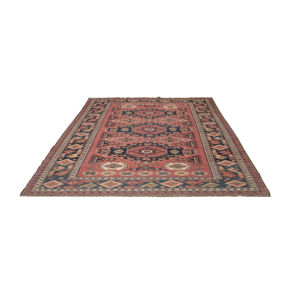 Kelim Carpet - orientalisk matta - Soumak - 297 x 210 cm - rost