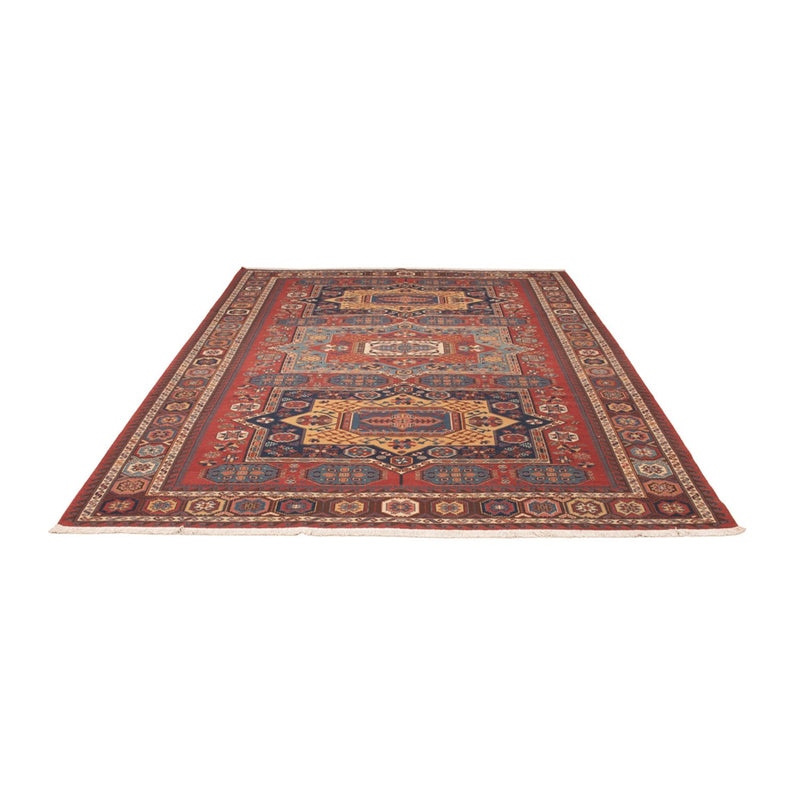 Kelim Carpet - orientalisk matta - Soumak - 329 x 256 cm - röd