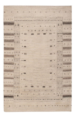 Gabbeh-mattan - Loribaft Indus - 152 x 105 cm - grädde