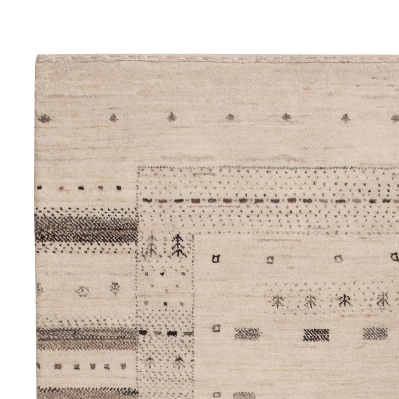 Gabbeh-mattan - Loribaft Indus - 152 x 105 cm - grädde