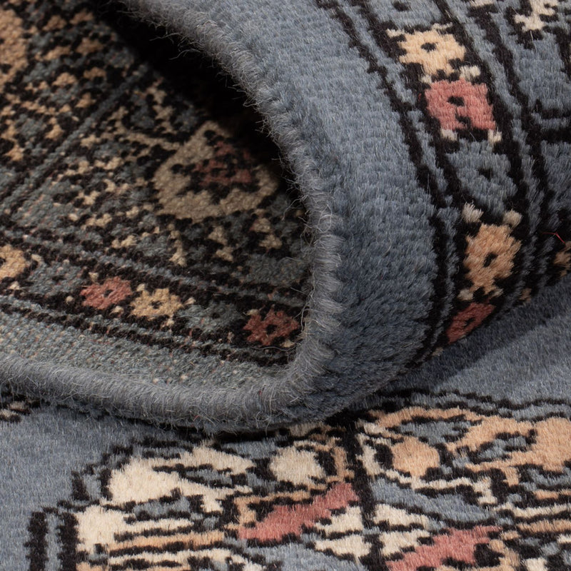 Pakistanska mattan - 152 x 93 cm - ljusblå