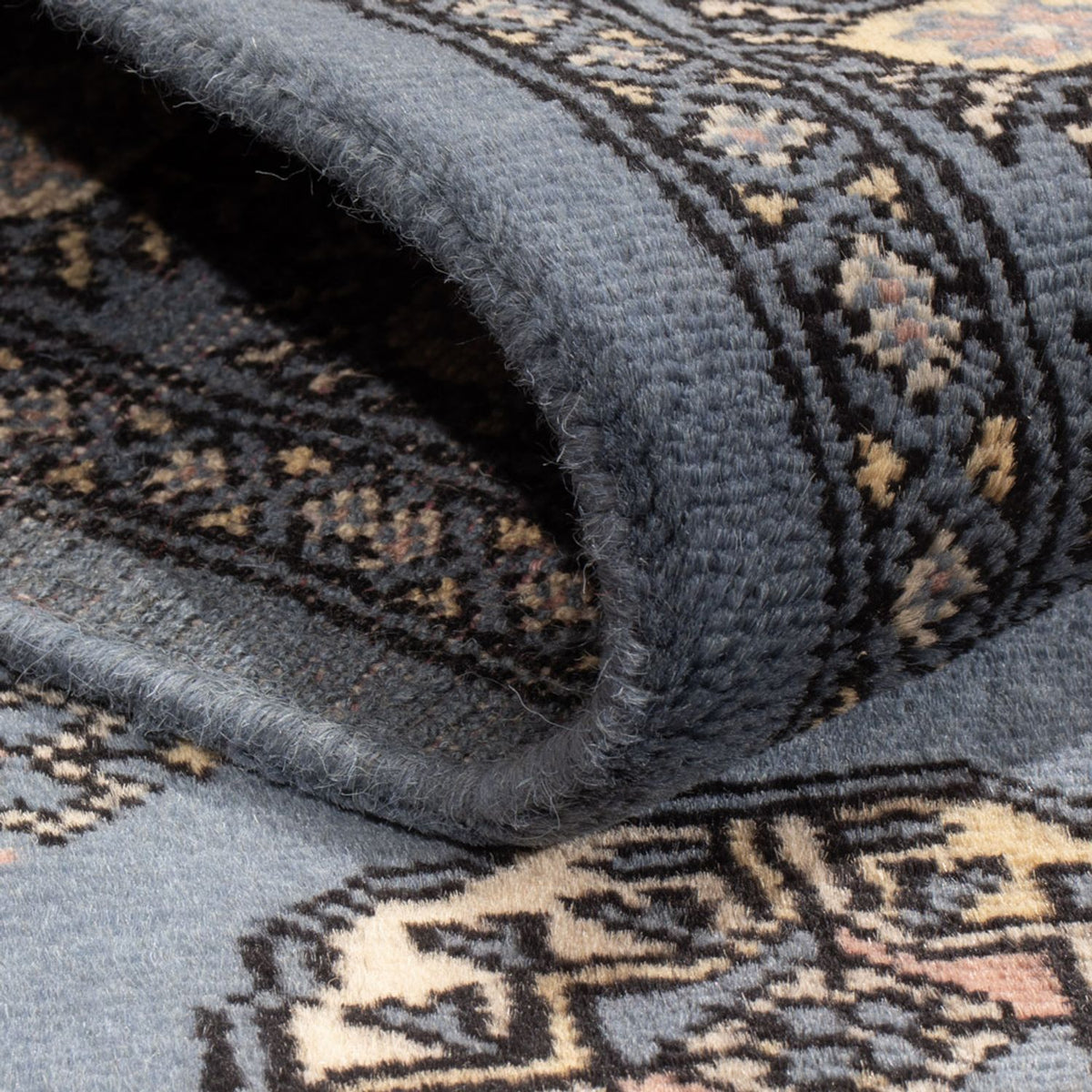 Pakistanska mattan - 156 x 93 cm - ljusblå