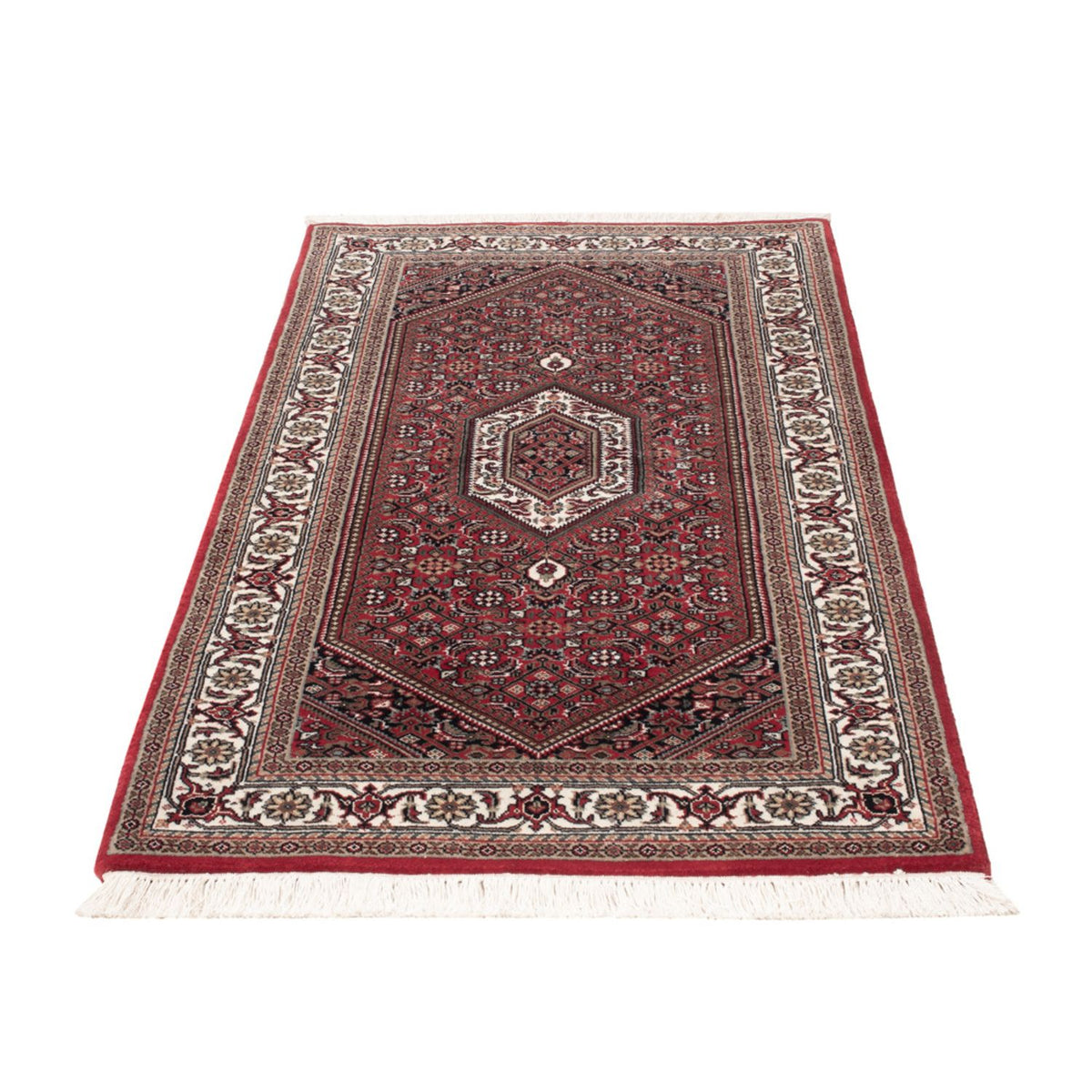 Orientaliska mattor - Bijar - Indus - 141 x 73 cm - mörk beige