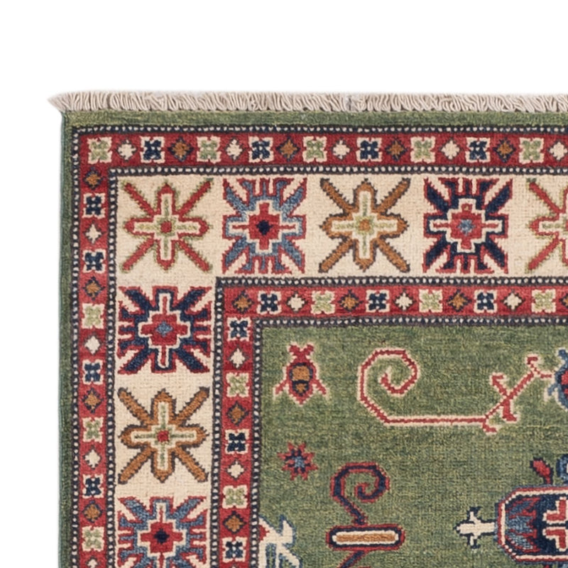 Ziegler Teppich - Kazak - 150 x 101 cm - grün