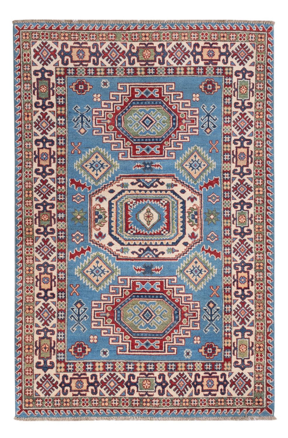 Ziegler Carpet - Kazak - 186 x 120 cm - ljusblå