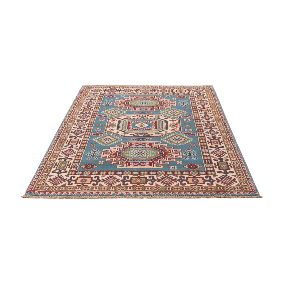 Ziegler Carpet - Kazak - 186 x 120 cm - ljusblå