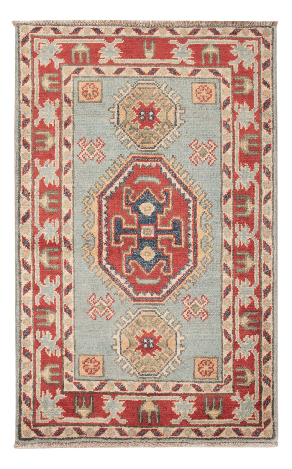 Ziegler Carpet - Kazak - 96 x 60 cm - ljusblå