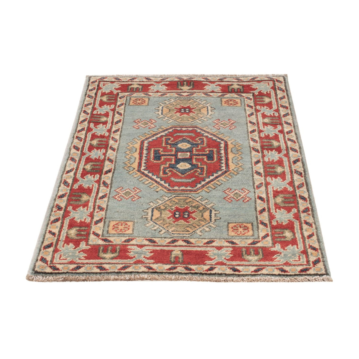 Ziegler Carpet - Kazak - 96 x 60 cm - ljusblå