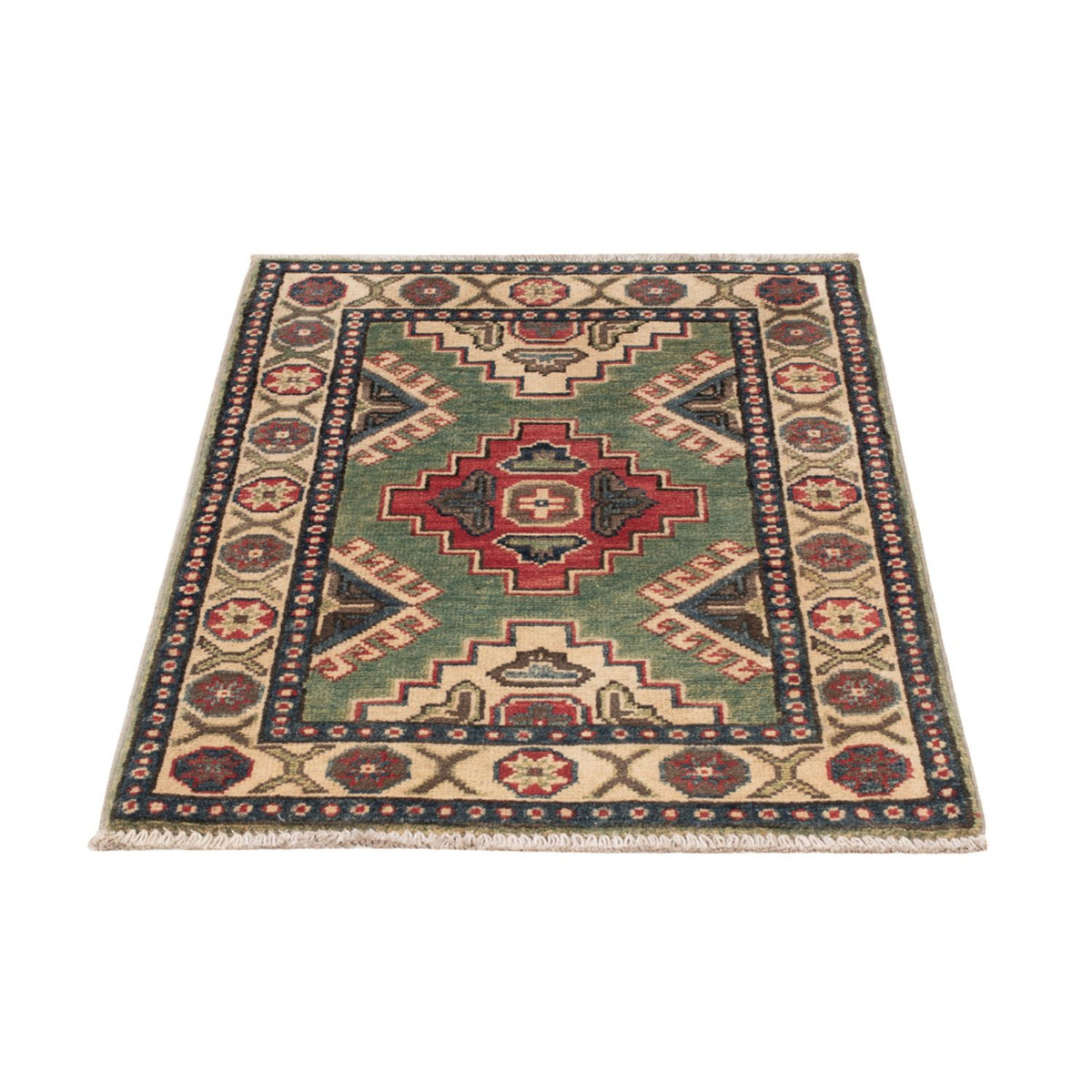 Ziegler Carpet - Kazak - 90 x 60 cm - grön