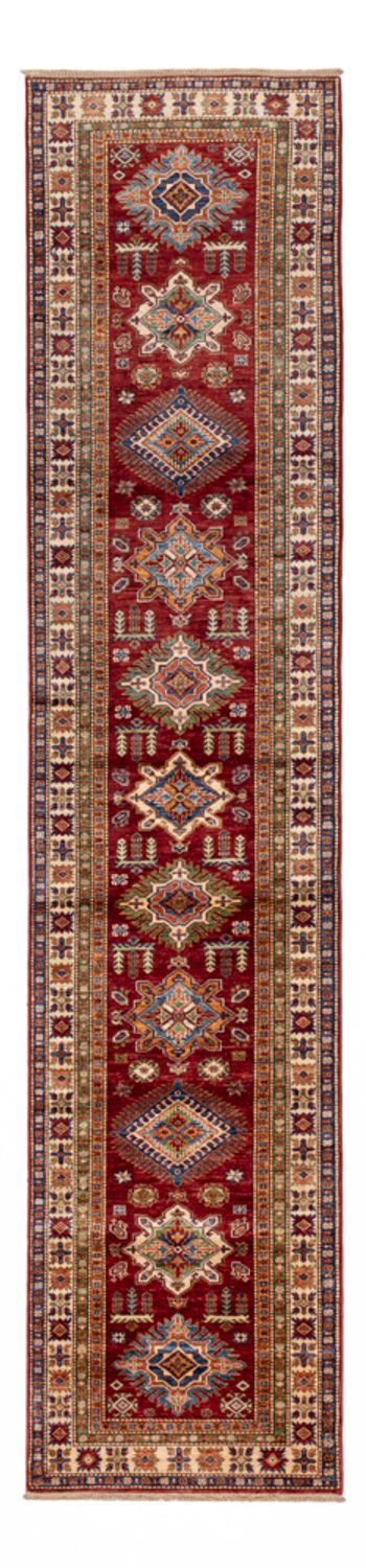 Runner Ziegler Carpet - Kazak - 396 x 84 cm - röd