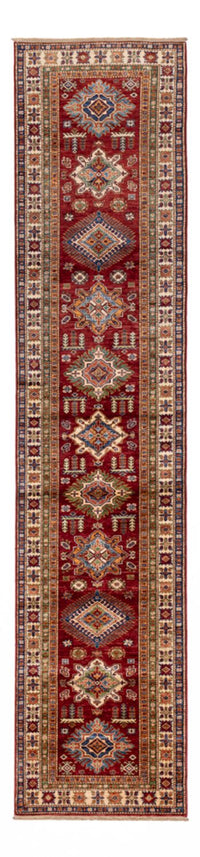 Runner Ziegler Carpet - Kazak - 396 x 84 cm - röd