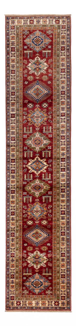Runner Ziegler Carpet - Kazak - 396 x 84 cm - röd