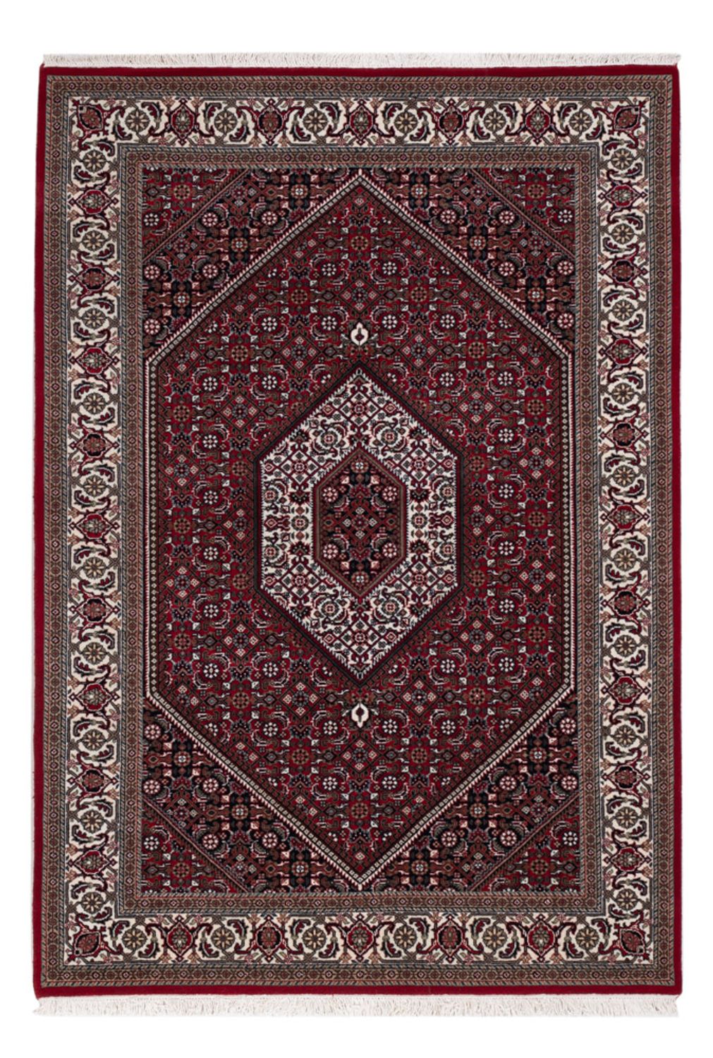 Orientaliska mattor - Bijar - Indus - 183 x 127 cm - mörk beige