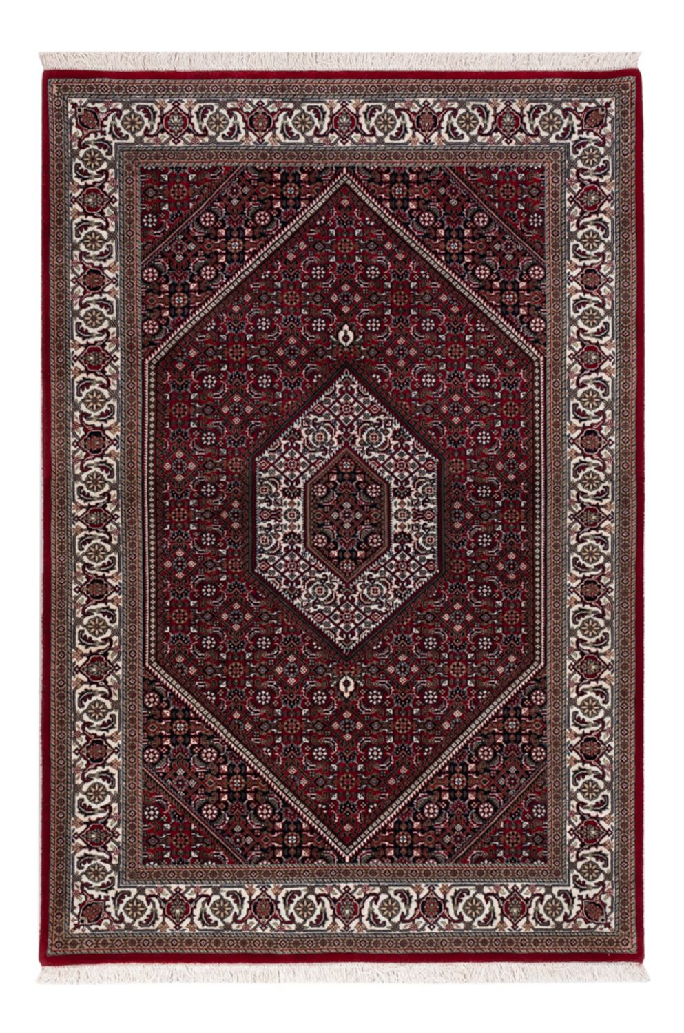 Orientaliska mattor - Bijar - Indus - 184 x 122 cm - mörk beige