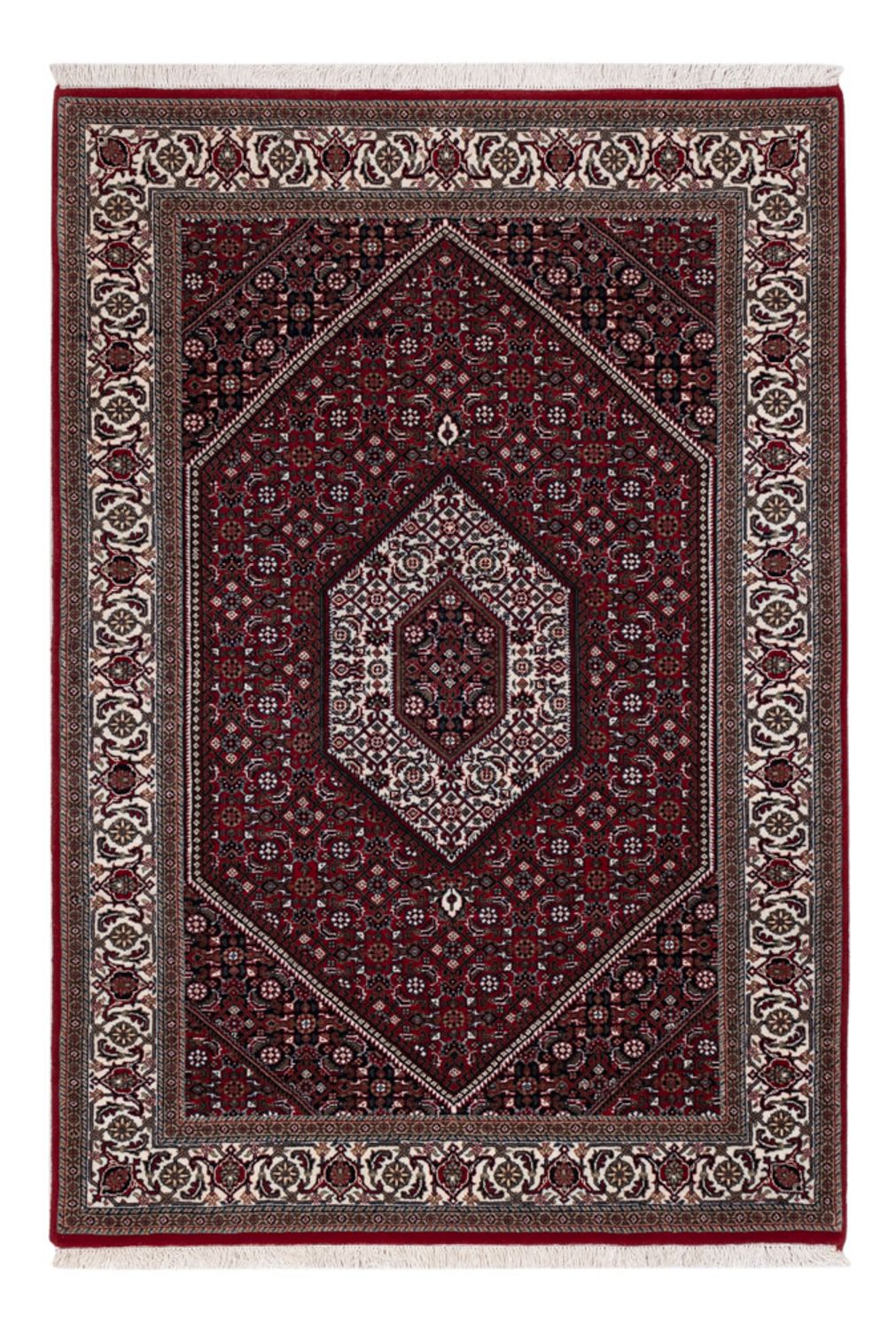 Orientaliska mattor - Bijar - Indus - 182 x 123 cm - mörk beige