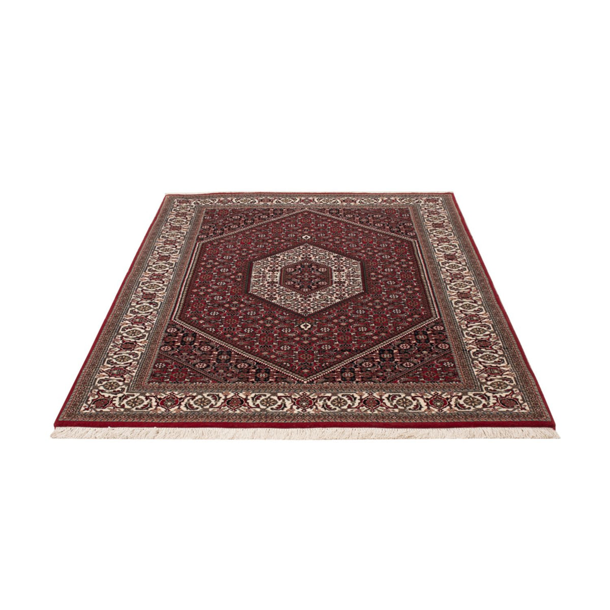 Orientaliska mattor - Bijar - Indus - 182 x 123 cm - mörk beige