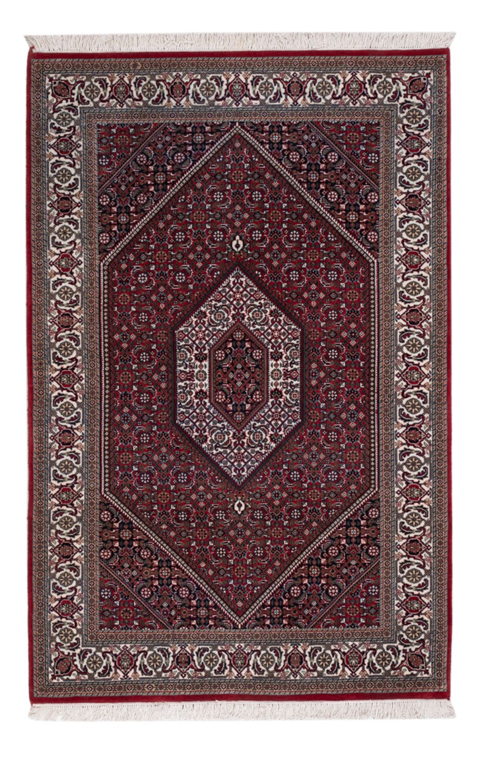 Orientaliska mattor - Bijar - Indus - 184 x 121 cm - mörk beige