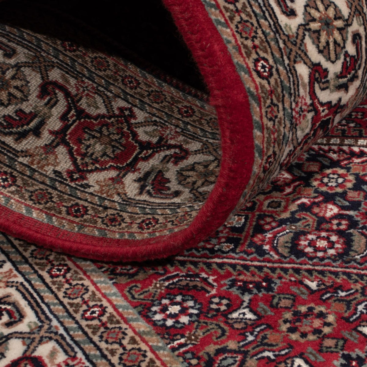 Orientaliska mattor - Bijar - Indus - 184 x 121 cm - mörk beige