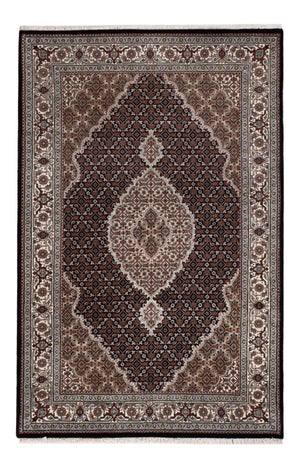 Orientaliska mattor - Tabriz - 188 x 123 cm - mörk beige